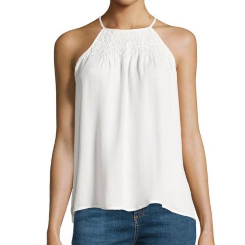 Joie White Halter Tank Top